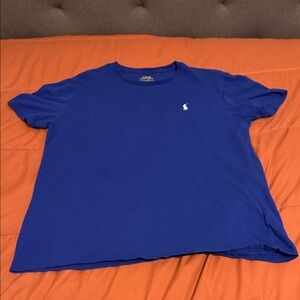 Polo by Ralph Lauren Royal Blue Crewneck Tee with Embroidered Pony